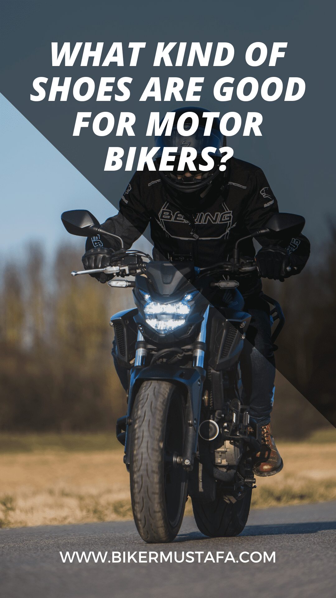 What Kind Of Shoes Are Good For Motor Bikers?