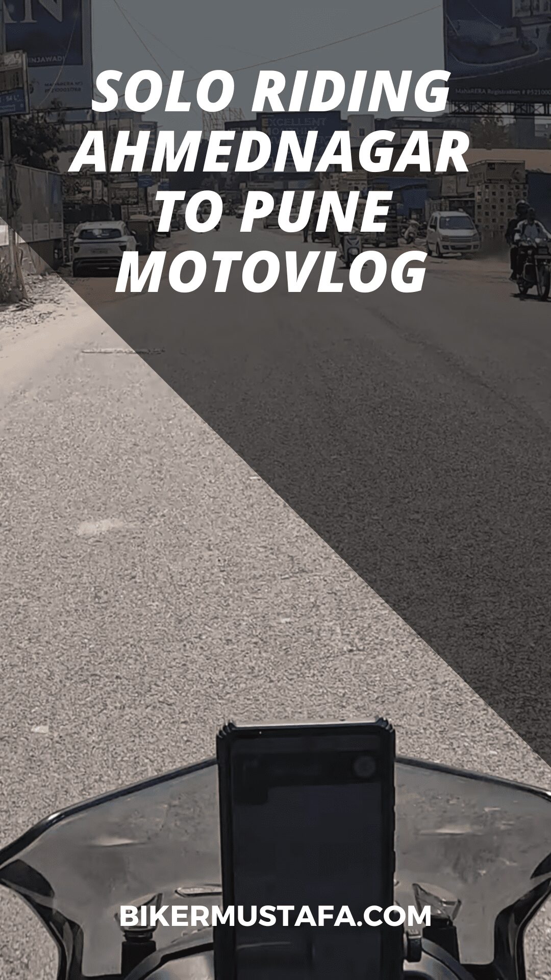 Solo Riding Ahmednagar to Pune Motovlog