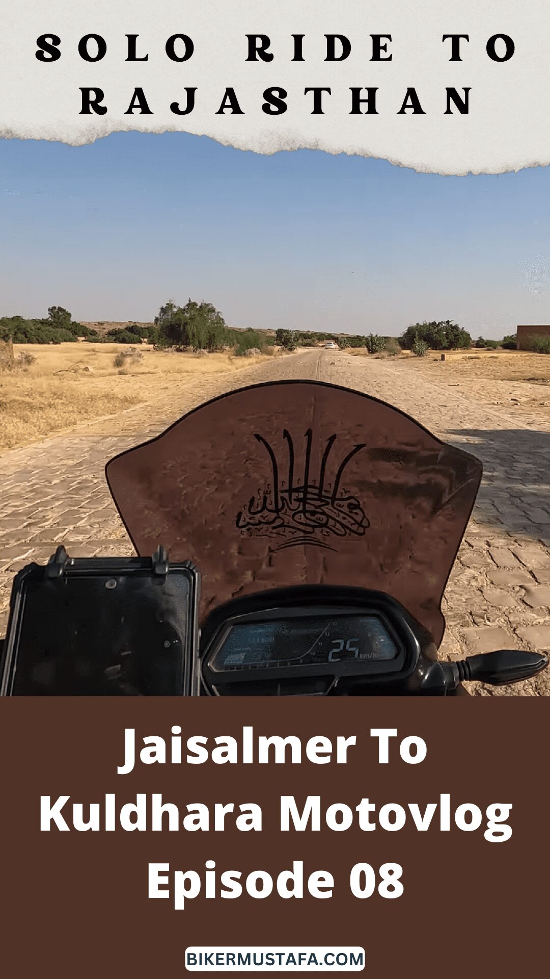 Rajasthan Ride Jaisalmer To Kuldhara Motovlog Episode 08