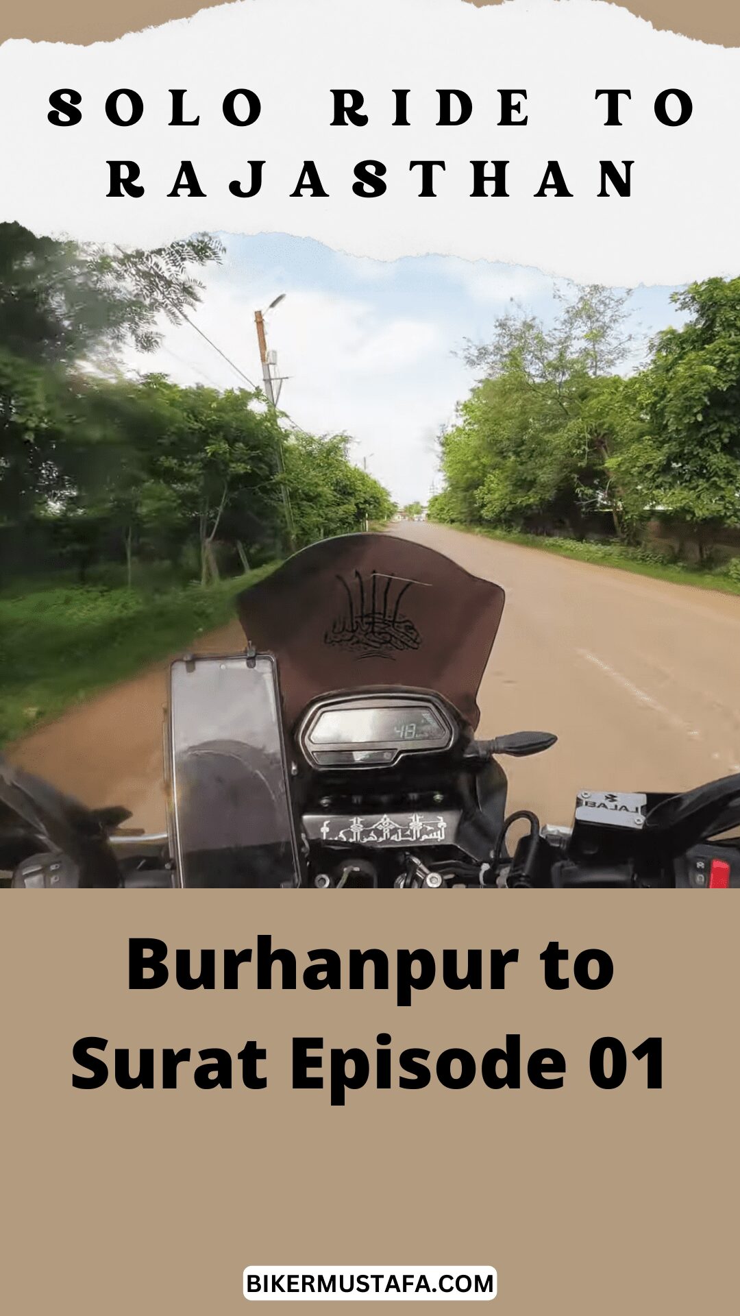 Solo Ride to Rajasthan Burhanpur to Surat Episode 01