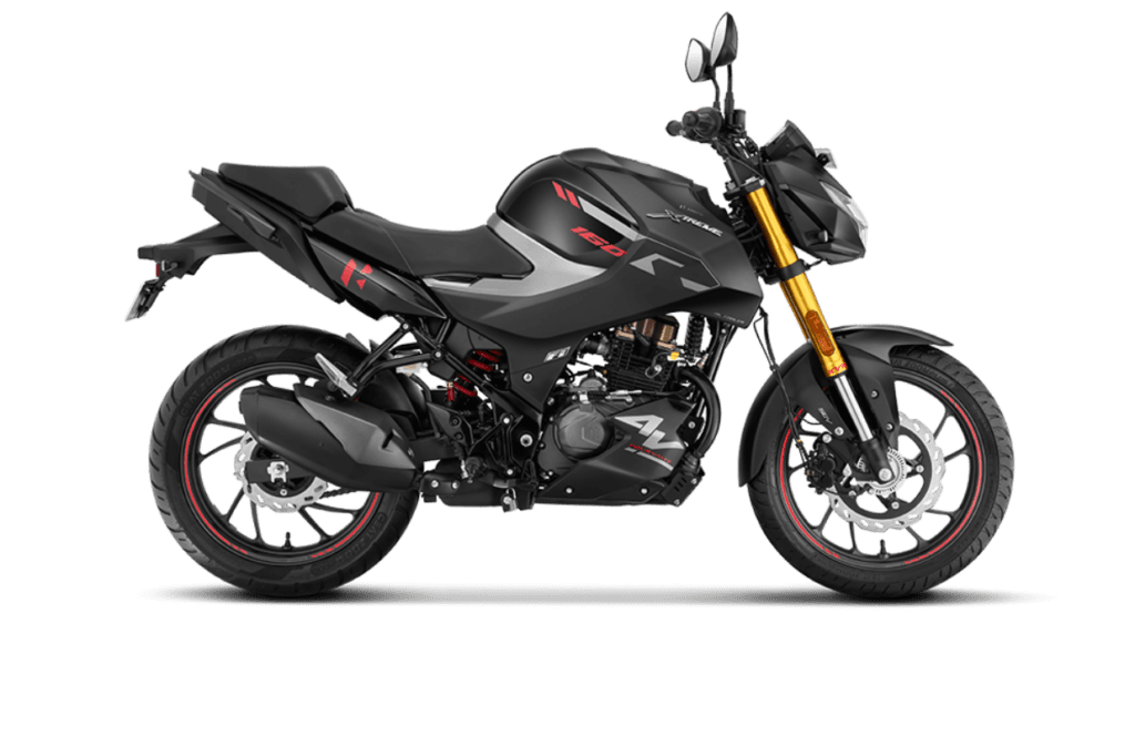 Hero Xtreme 160R 4V Matt Slate Black (Pro Variant)