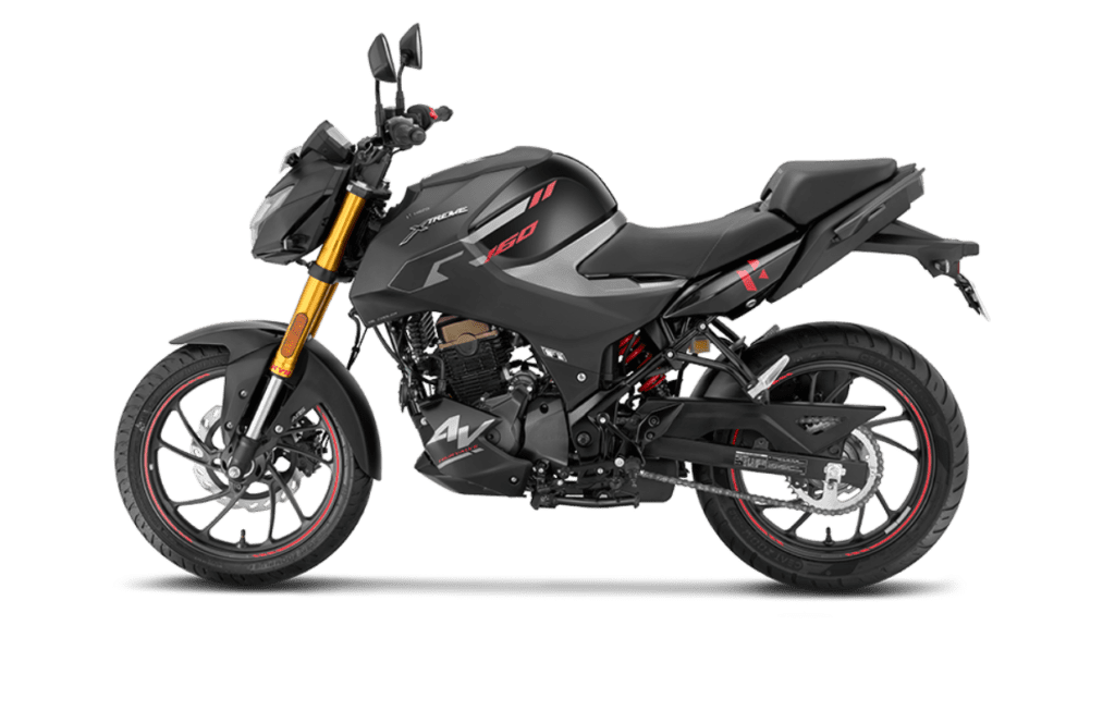 Hero Xtreme 160R 4V Matt Slate Black (Pro Variant)